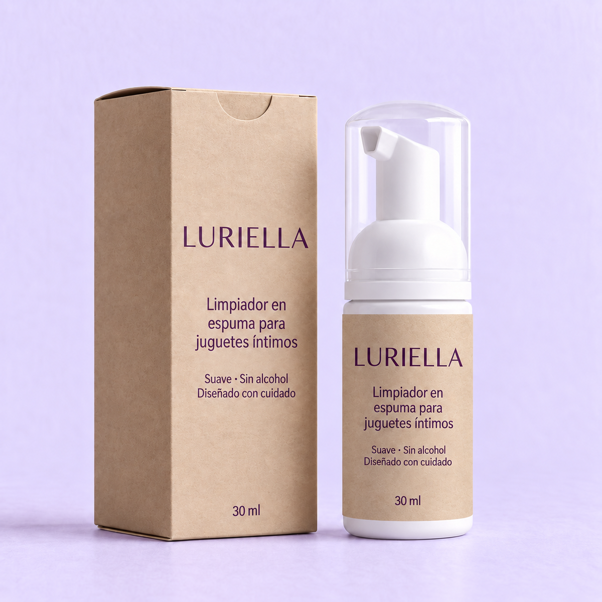LURIELLA | Limpiador en espuma para juguetes íntimos